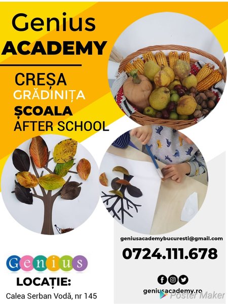 Genius Academy - Cresa, Gradinita , Scoala Primara si After School